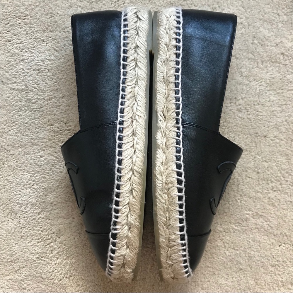 🚫SOLD! 🎉 HOST PICK 🎉 CHANEL BLACK ESPADRILLES - Picture 7 of 8